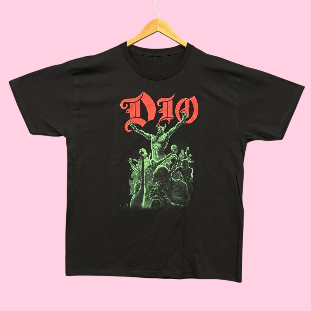 Dio Holy Diver Stand Up and Shout Heavy Metal Band Tee XL